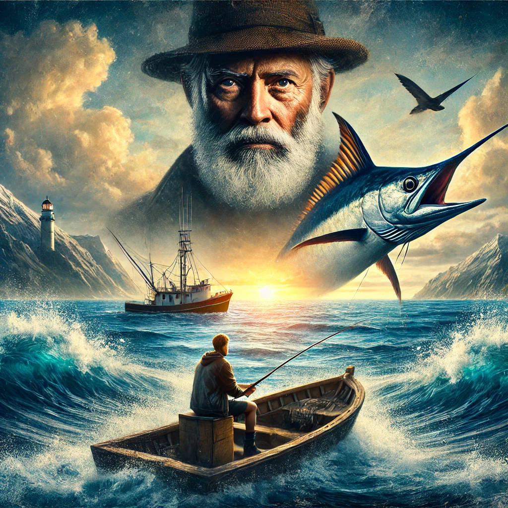 El viejo y el mar Portada